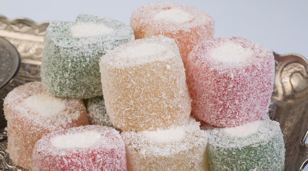 Meyveli Hindistan Cevizli Lokum , Keskindede Lokum